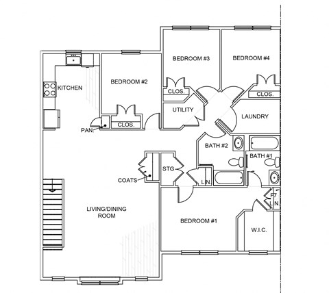 Four bedroom flat Four bedroom flat